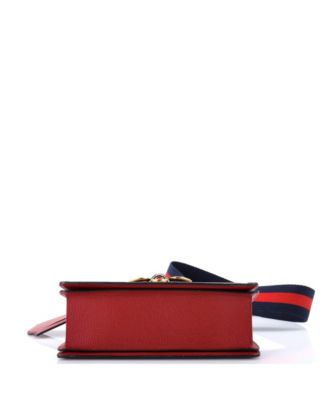 Small Queen Margaret Top Handle Bag GG Coated Canvas with Leather