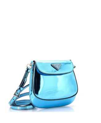 Mini Cleo Flap Shoulder Bag Spazzolato Leather