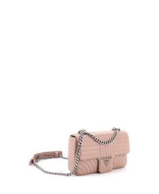 Medium Chain Flap Shoulder Bag Diagramme Quilted Leather