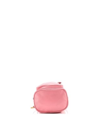 Small Drawstring Pocket Bucket Bag Soft Calf