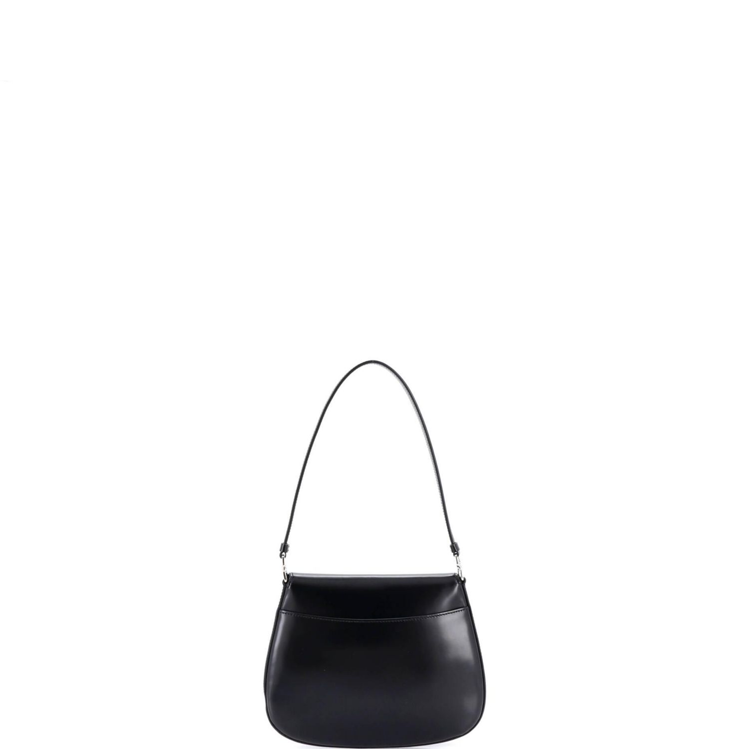 Small Cleo Flap Shoulder Bag Spazzolato Leather