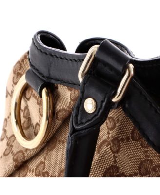 Medium Sukey Tote GG Canvas with Leather