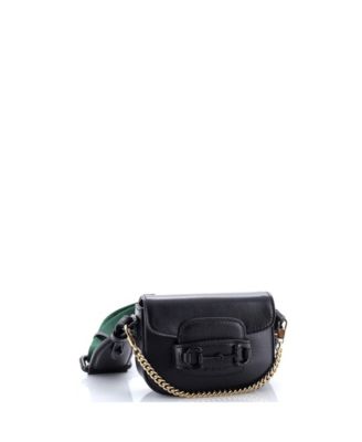 Horsebit 1955 Flap Wallet with Strap Leather