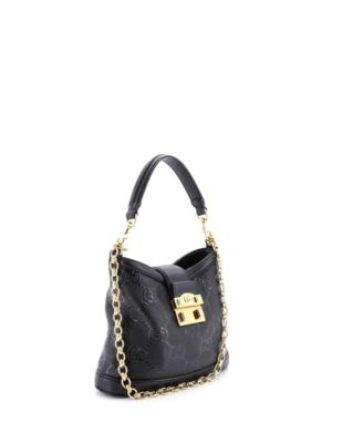 Small Wonka Convertible Top Handle Bucket Bag Debossed GG Leather