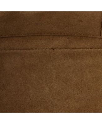 Medium Padlock Saddle Shoulder Bag GG Coated Canvas and Leather