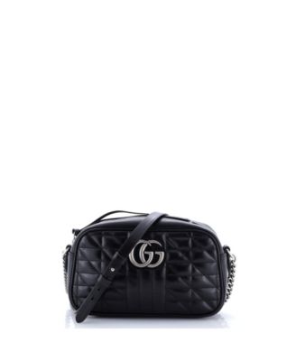 Small GG Marmont Shoulder Bag Mixed Matelasse Leather