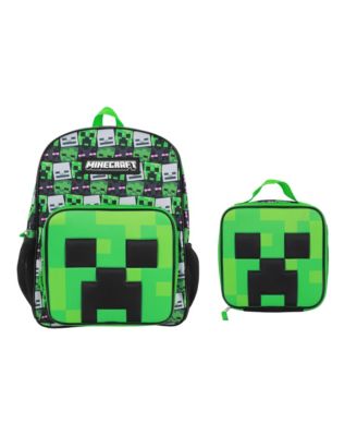 Creepers 2-Piece 16"Premium Backpack and Lunch Box Set For School And Travel