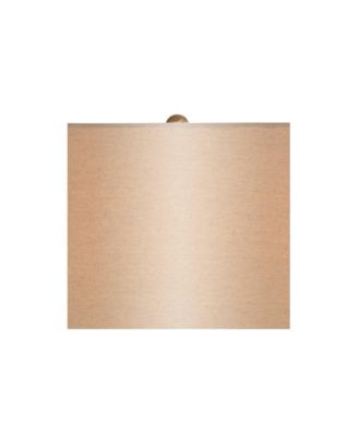 Cottage Table Lamps High Set of 2 Mother of Pearl Tile Vase Drum Shade for Living Room Family Bedroom Bedside Office