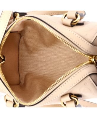 Mini Convertible Top Handle Bag Jumbo GG Embossed Leather