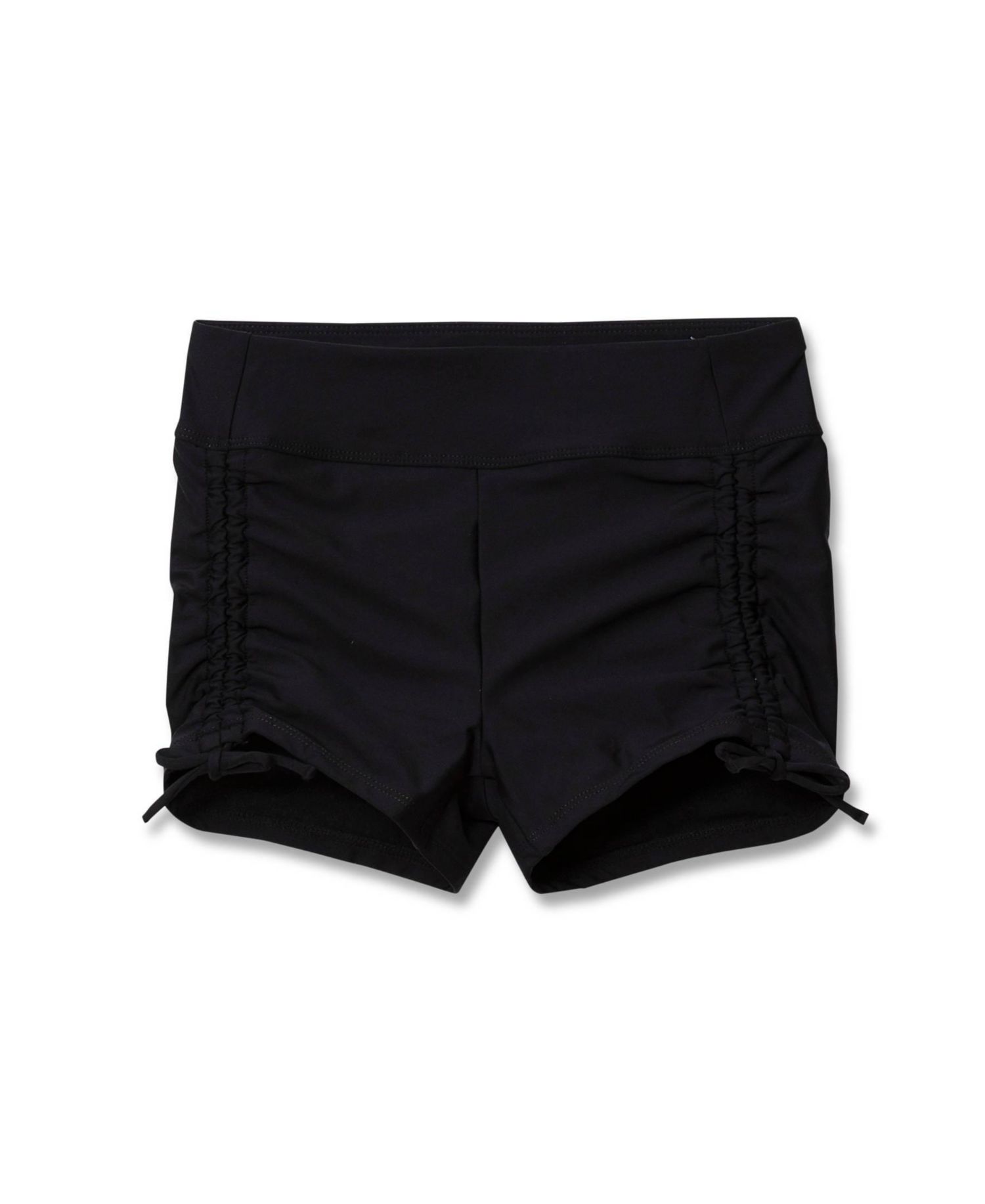 Girls Chlorine Resistant Ruched Swim Boyshort