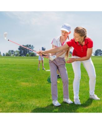 Junior 7 Iron for Kids with Fiberglass Shaft and Headcover