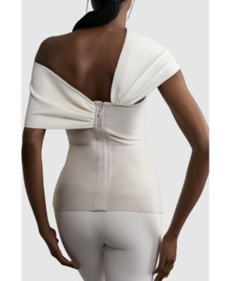 Women's Figure Form Asymmetric Knit Top