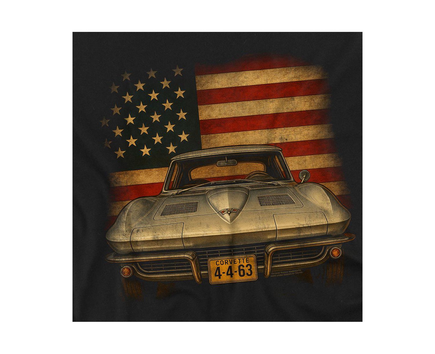 Men's Chevrolet USA Flag T-Shirt