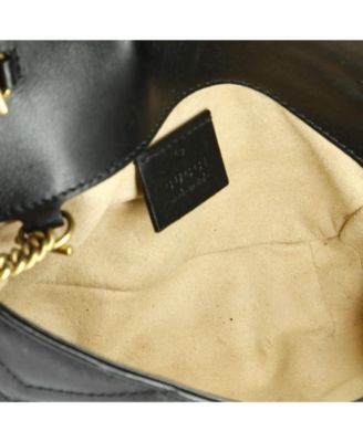 Super Mini GG Marmont Flap Bag Matelasse Leather