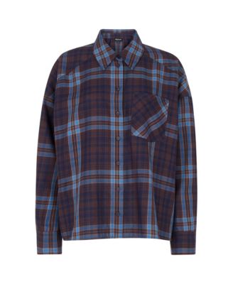 Women's Checked Brushed Cotton Shirt