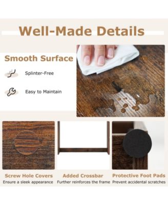 Desktop Bookshelf with Adjustable Shelves and Storage Cubes