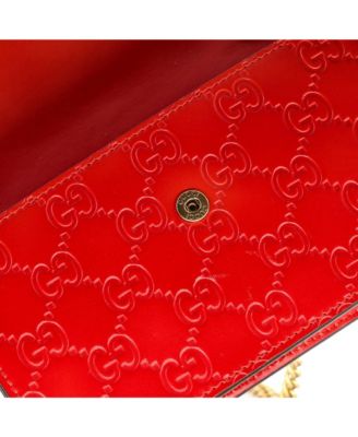 Mini Cherries Wallet on Chain Guccissima Leather