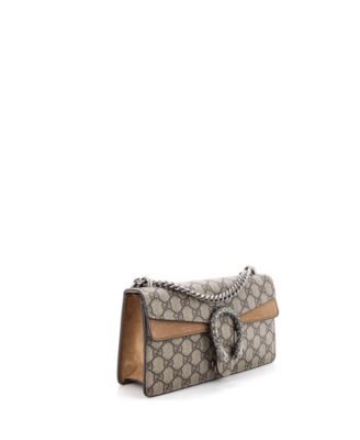 Small Dionysus Bag GG Coated Canvas with Crystal Embellished Metal