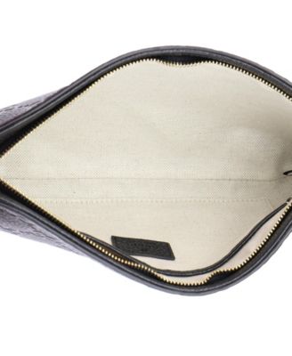 Medium Emblem Chain Shoulder Bag Guccissima Leather