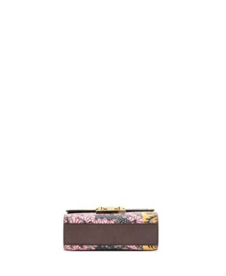 Small Padlock Shoulder Bag Bengal Print GG Coated Canvas