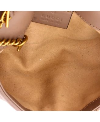 Super Mini GG Marmont Flap Bag Matelasse Leather