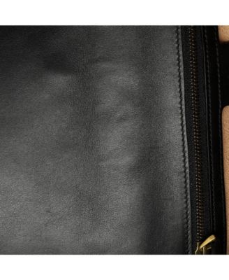 Queen Margaret Clutch Colorblock Leather