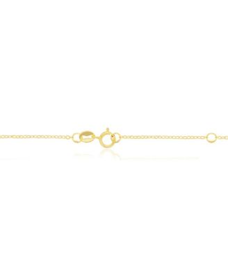 Mini Turquoise Single Clover Bracelet 14K Gold