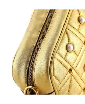 Small Pearly GG Marmont Shoulder Bag Embellished Matelasse Leather