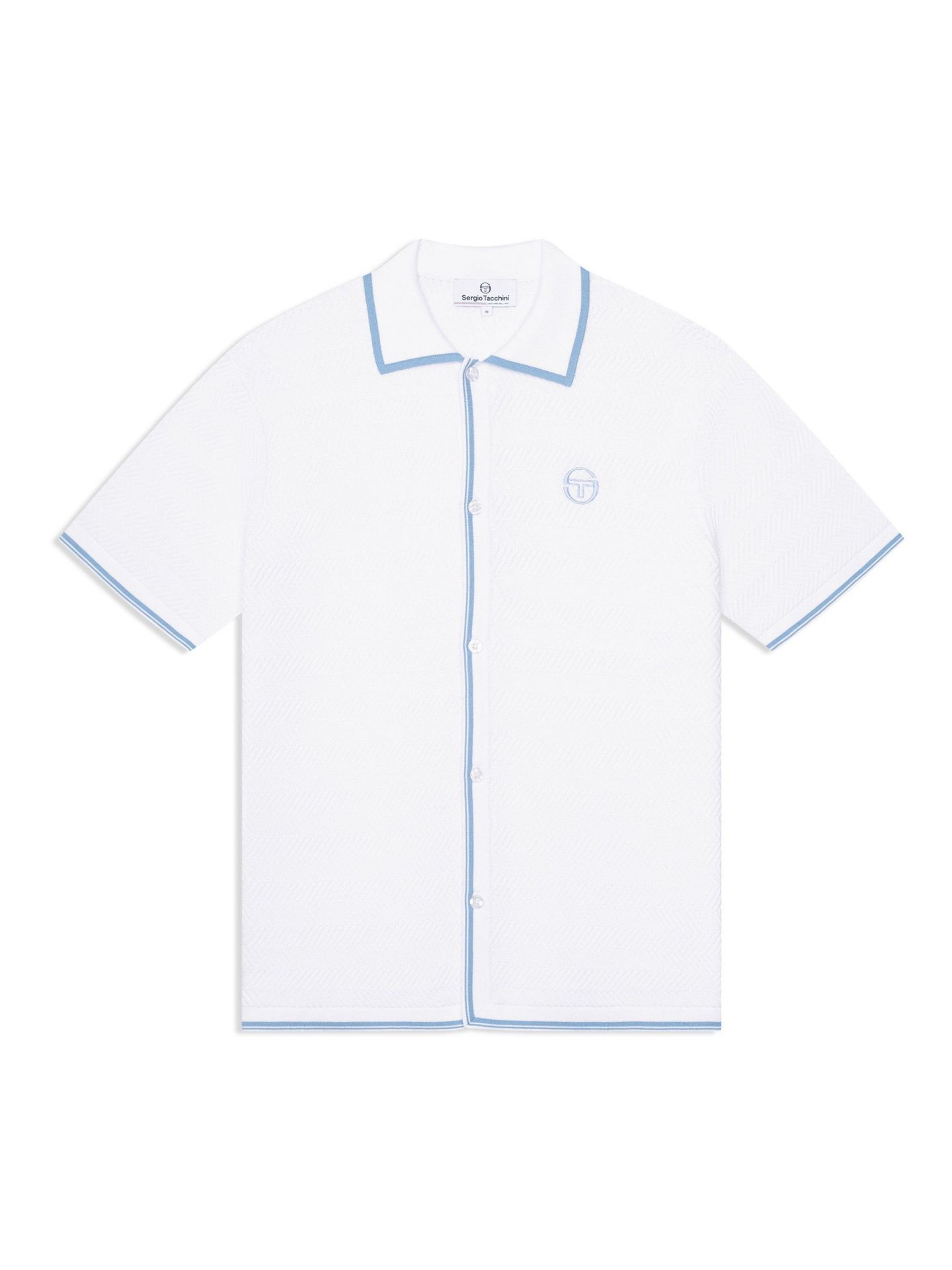 Мужская рубашка Sergio Tacchini Riva Cabana, цвет: Яркий белый — фото 2