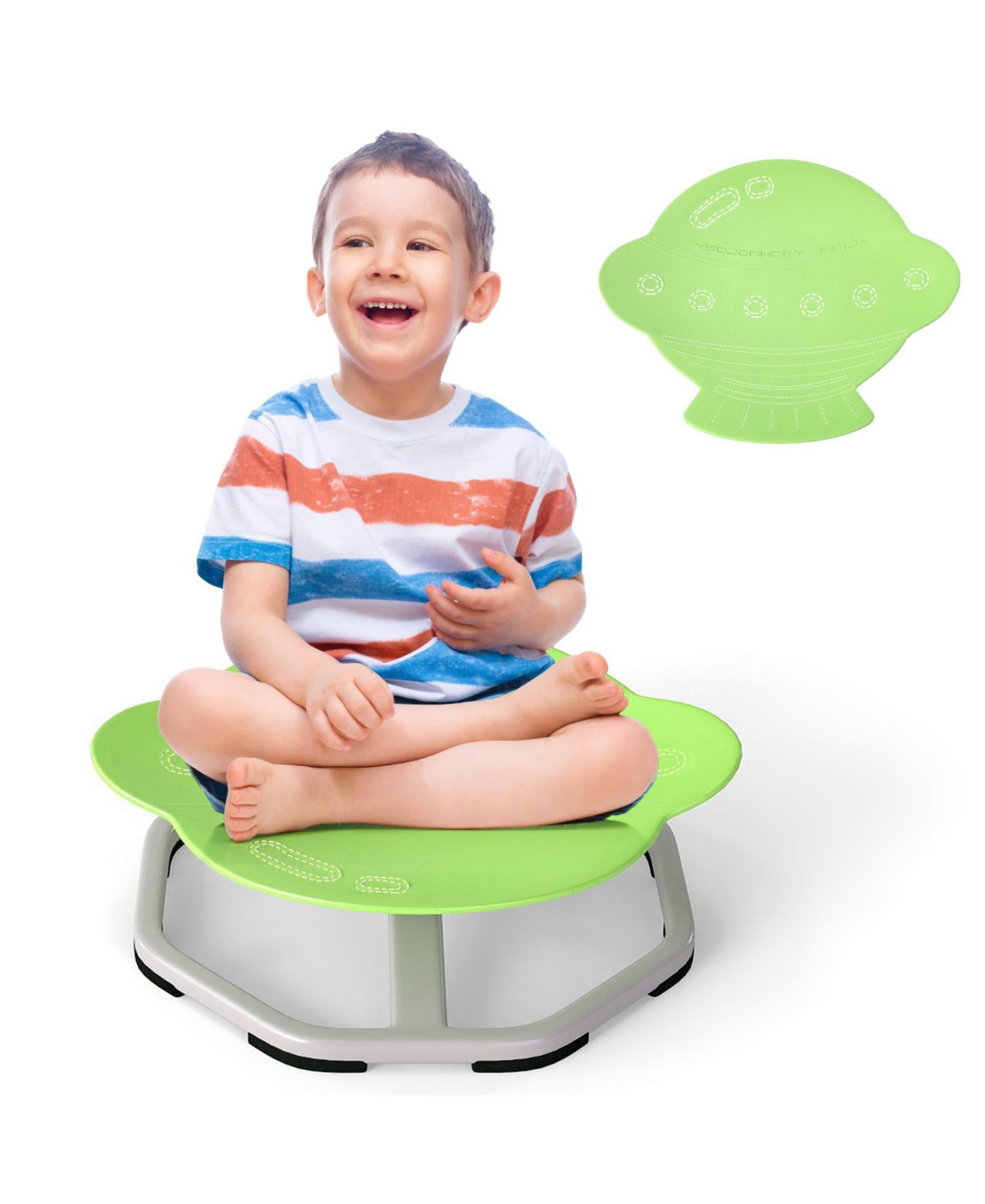 Kids Sensory Swivel Chair with 360 Degree Spinning Base
