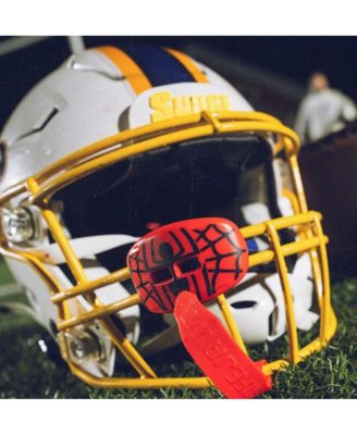 EXTRO Lip Guard Protector Mouthpiece with Detachable Strap for Football, Lacrosse - SPIDER MAN