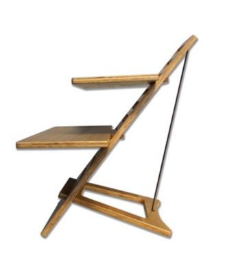 High Rise Acacia Wood Stand-Up Desk Converter