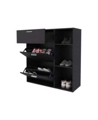 Linn Shoe Rack, 2 Doors, 1 Drawer, 3 Shelves
