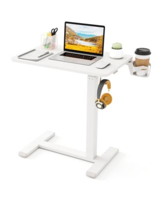 Height Adjustable Mobile Standing Desk Overbed Table