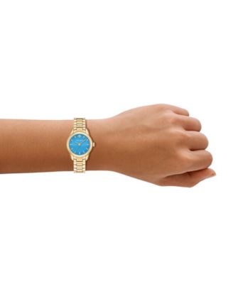 Women's The Miller Round Small Quartz Three-Hand Gold Stainless Steel Watch, 28mm