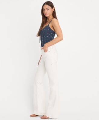 Women's Dolly Joleans Mid-Rise Flared-Leg Jeans
