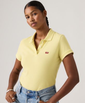 Women's Short-Sleeve Slim-Fit Polo Shirt