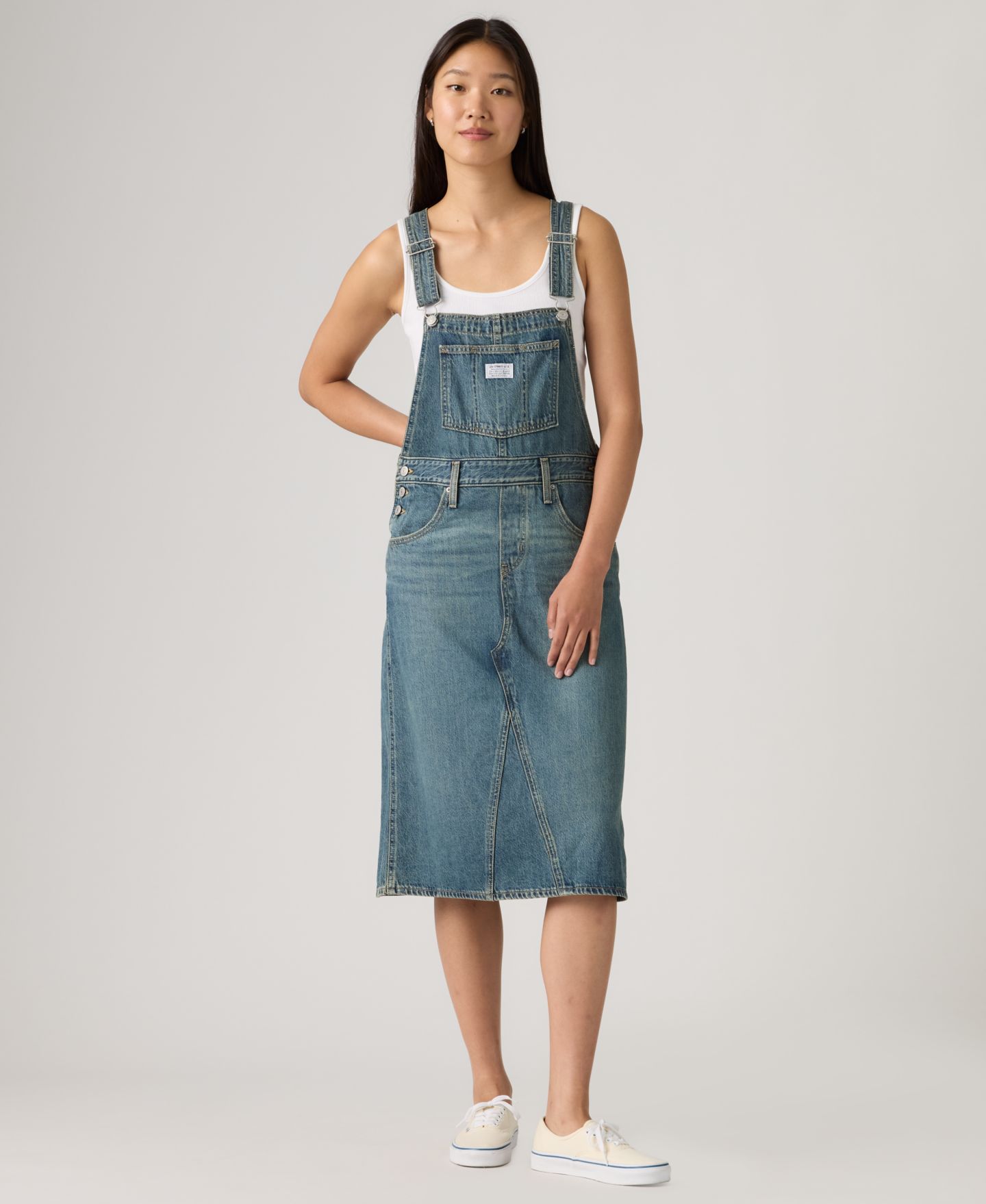 Женское платье Levi's Decon Relaxed-Fit Sleeveless Skirtall, цвет: About Last Week Skirtall — фото 2