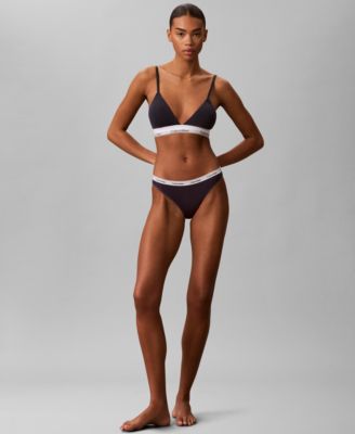 Women's Icon Cotton-Modal Lightly Lined Triangle Bralette QF8498