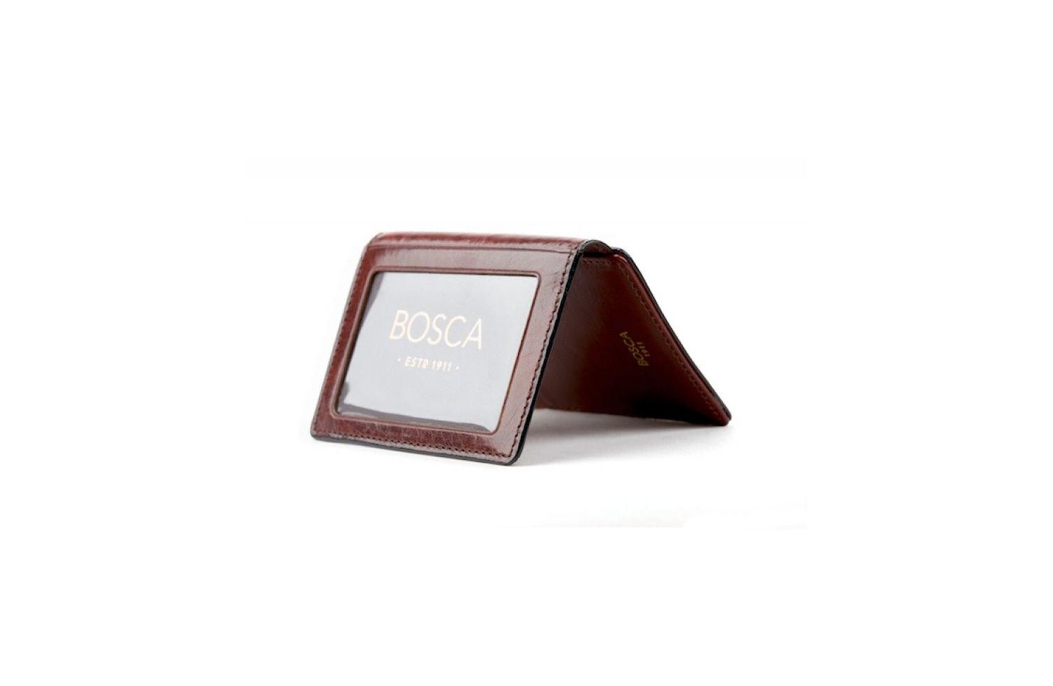Men's Old Leather Front Pocket ID Wallet