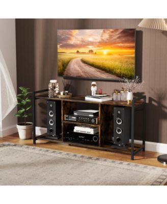 Industrial TV Stand for TVs up to 55 in Entertainment Center
