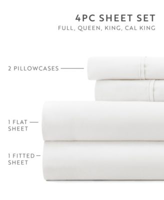Style Simplified 4-Pc. Sheet Set, King