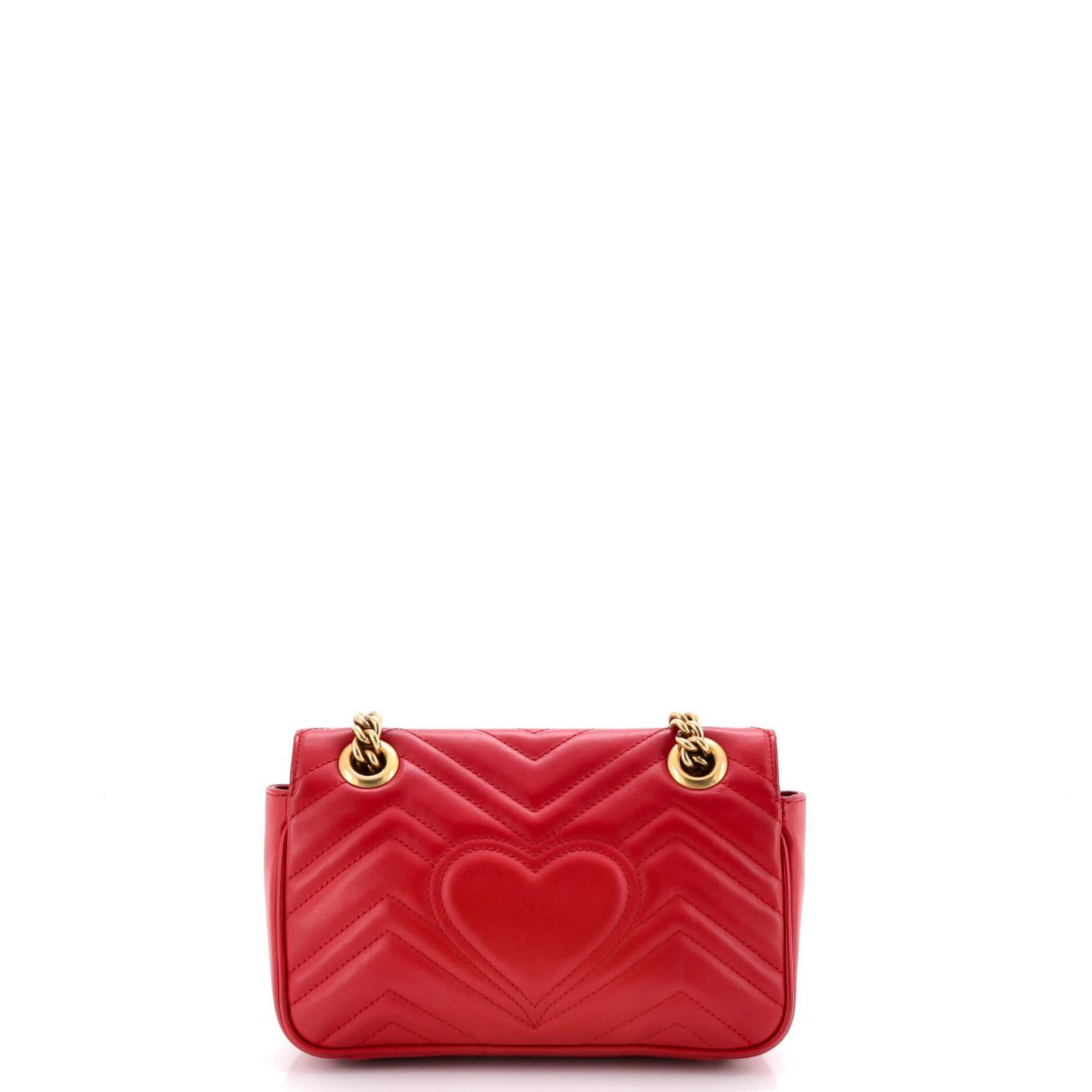 Mini GG Marmont Flap Bag Matelasse Leather