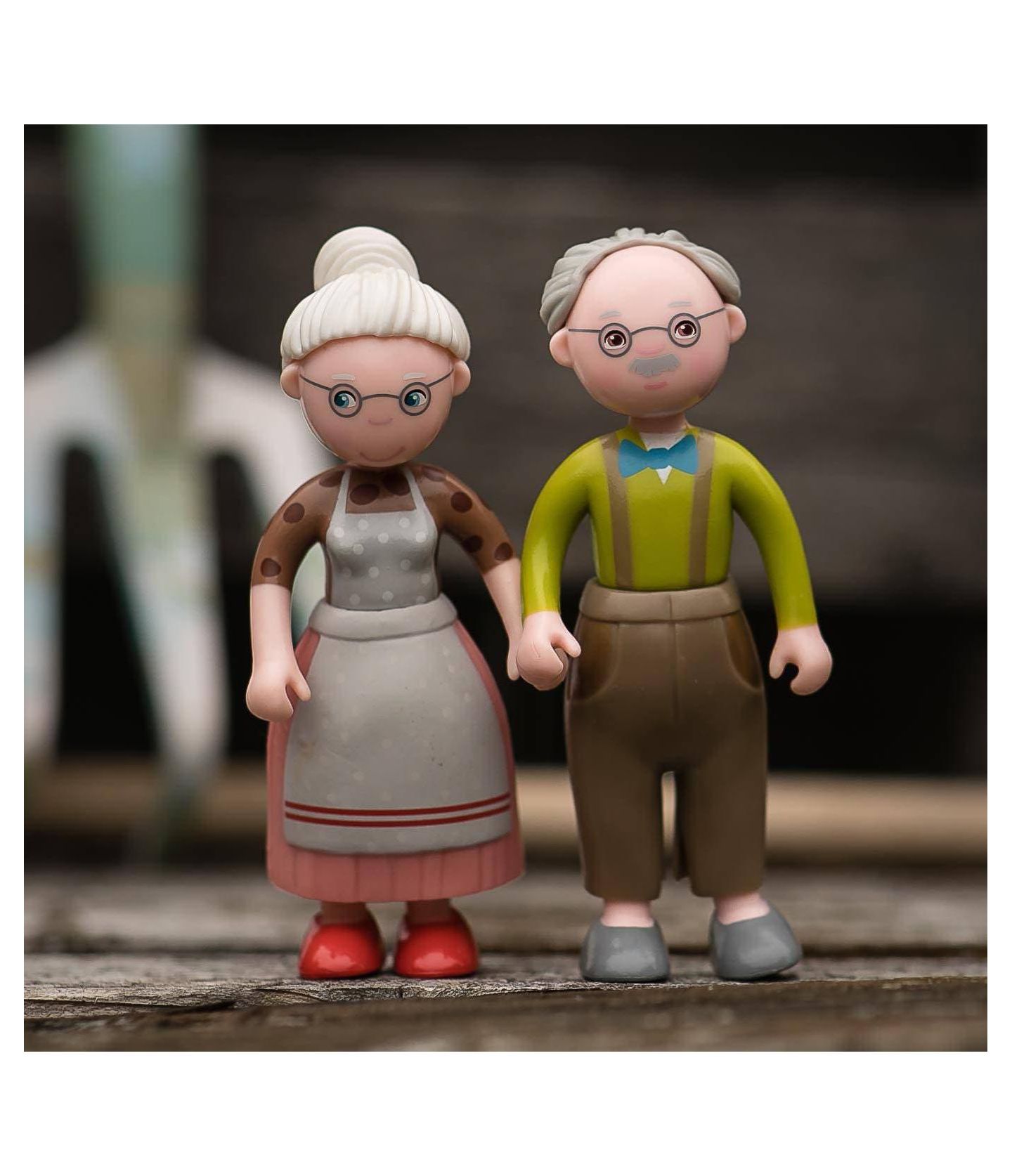 Подвижная фигурка Haba Little Friends Дедушка Курт, 4.5", от 3 лет, цвет: Зелёный — фото 3