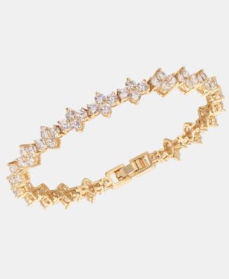 Cubic Zirconia Tennis Flex Bracelet