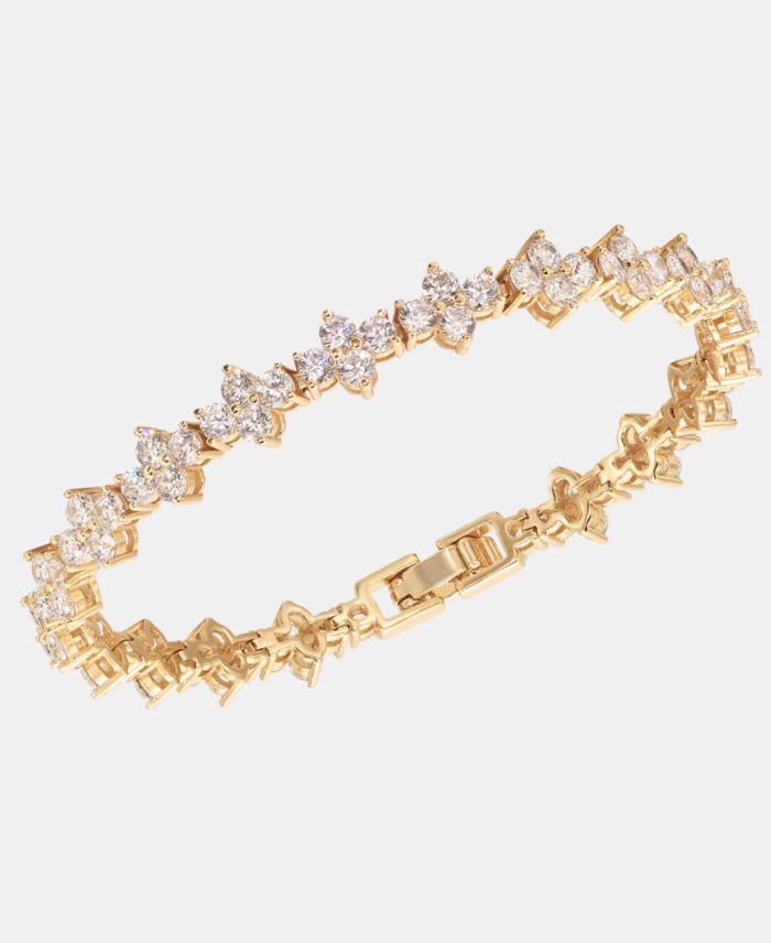 Givenchy Cubic Zirconia Tennis Flex Bracelet