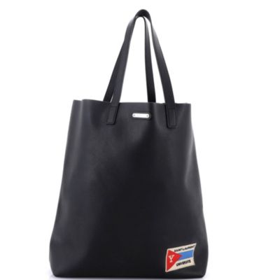 Large Bold Tote Leather with Applique