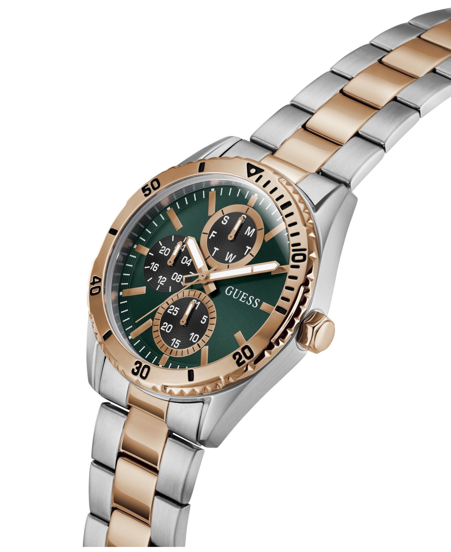 Мужские часы GUESS Two-Tone Multi-Function Watch, 43mm — фото 4