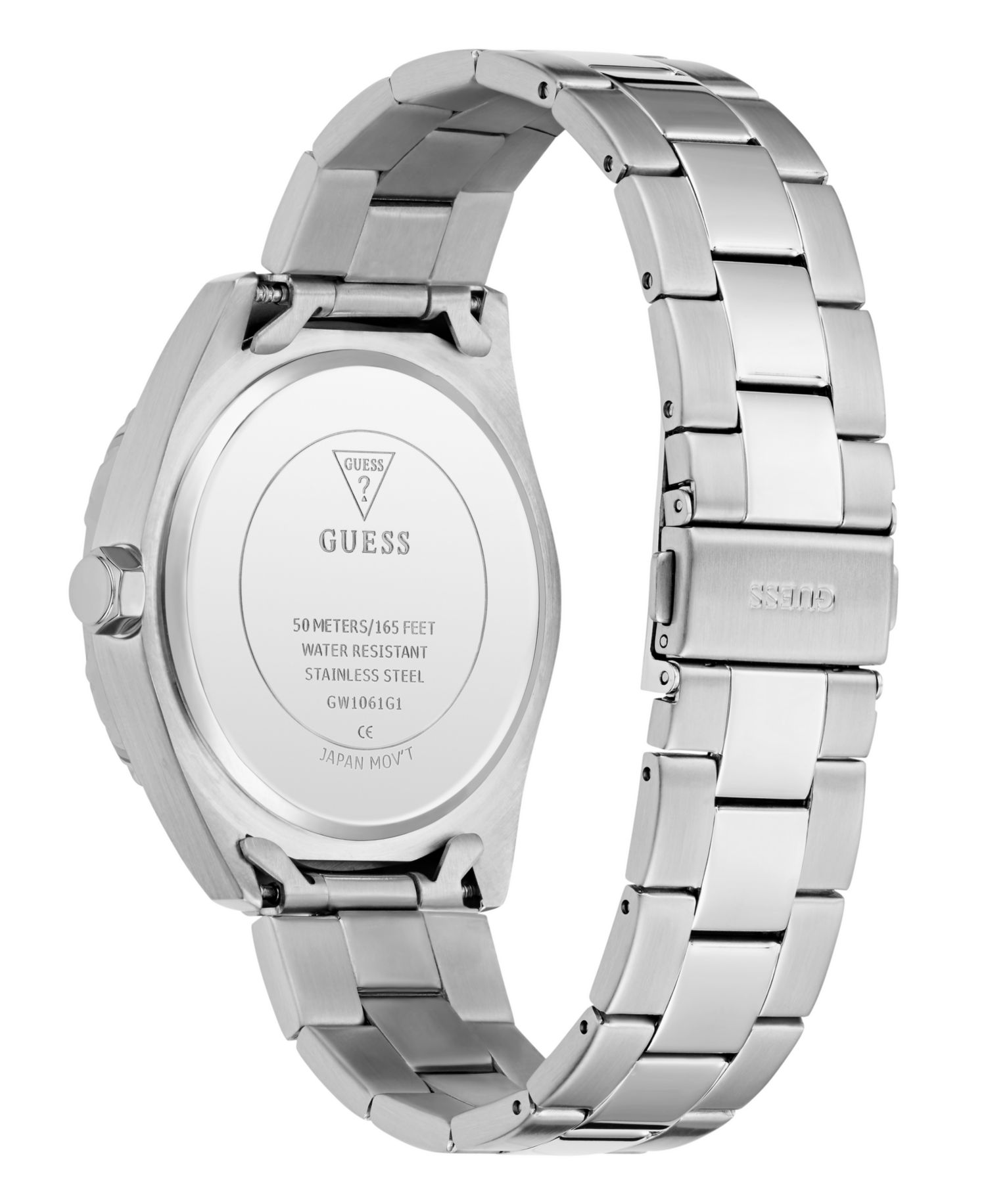 Men's Silver-Tone Multi-Function Watch, 43mm