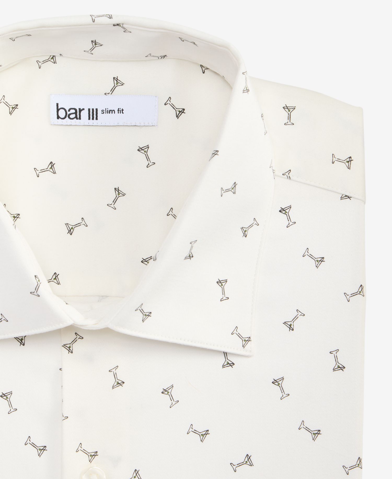 Men's Slim-Fit Martini Dress Shirt